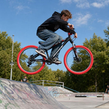 Bicicleta Moove Stunt 1x8 con Mazas Tronadoras Absolut