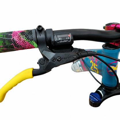 Bicicleta Viking Turquesa Amarillo Blanco Rosa 7V con Frenos Hidráulicos Nutt