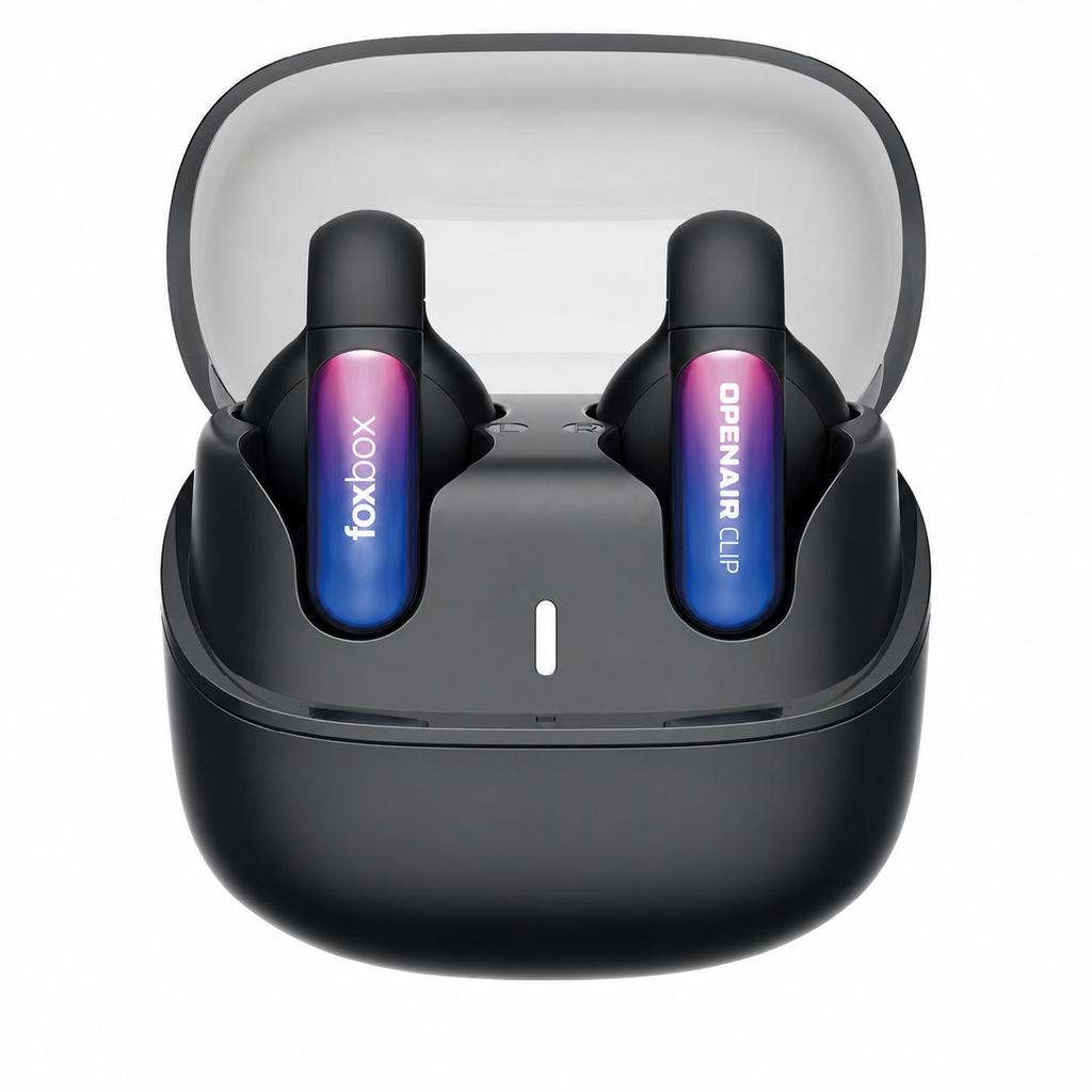Auriculares Foxbox Open Air Clip BT 5.3 Negro