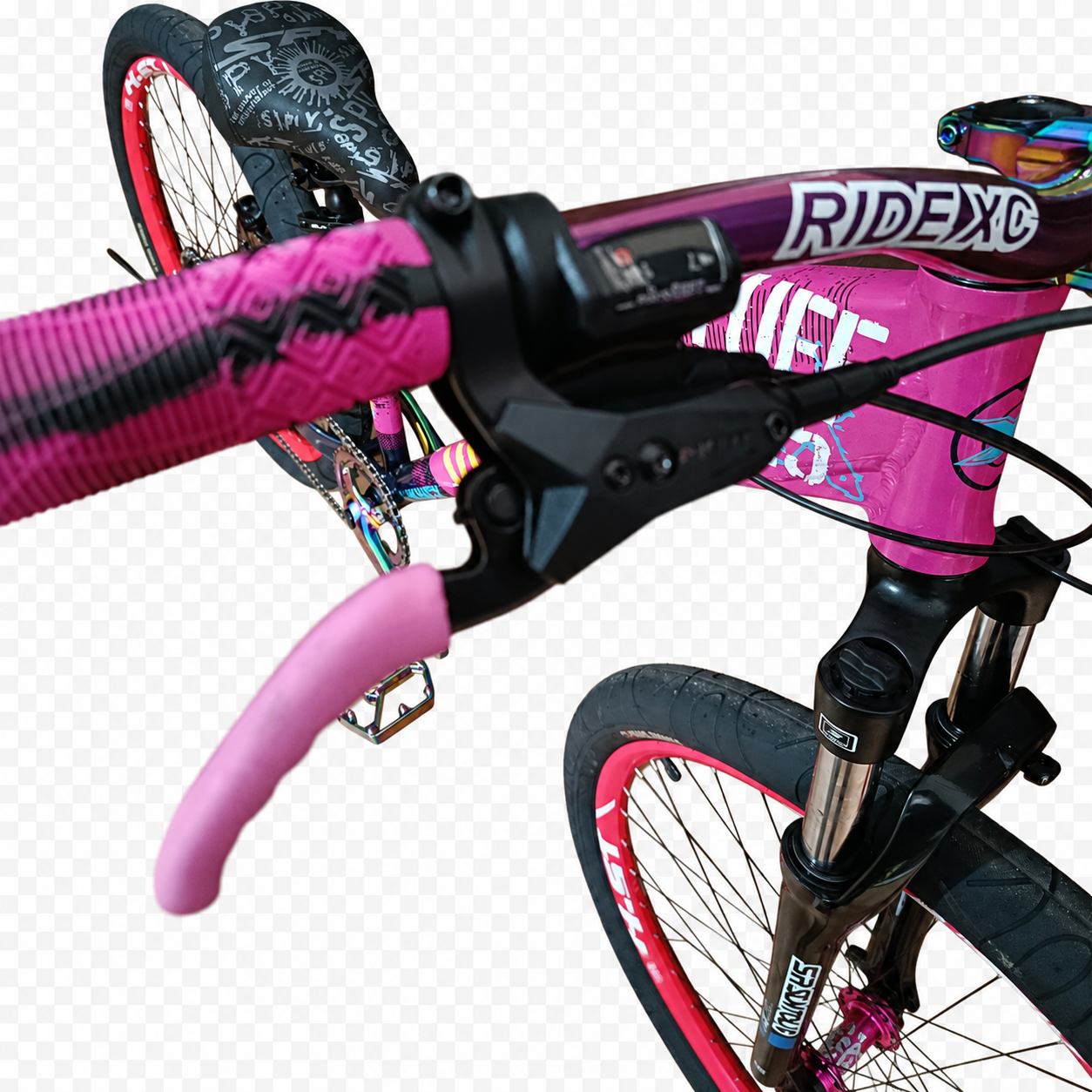 Bicicleta Viking Tuff 25 Freno Hidrau Maza Tronadora- Rosa