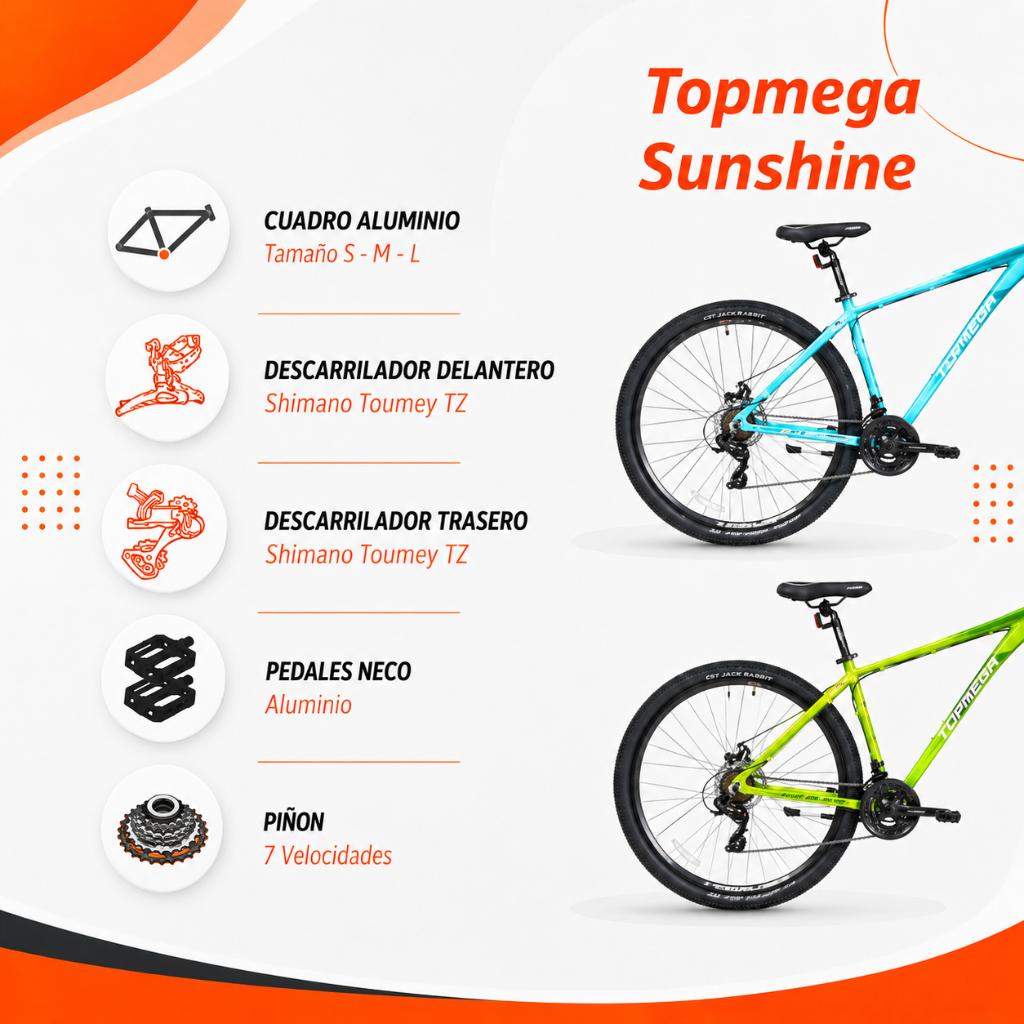 Bicicleta Topmega Sunshine