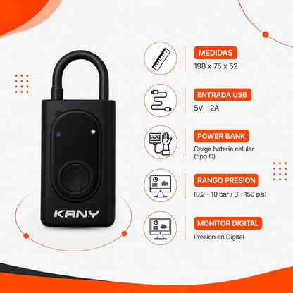 Compresor Eléctrico Kany P150 Negro