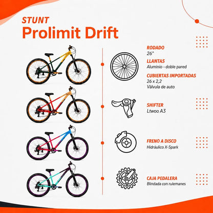 BICICLETA STUNT PROLIMIT DRIFT Rodado 26
