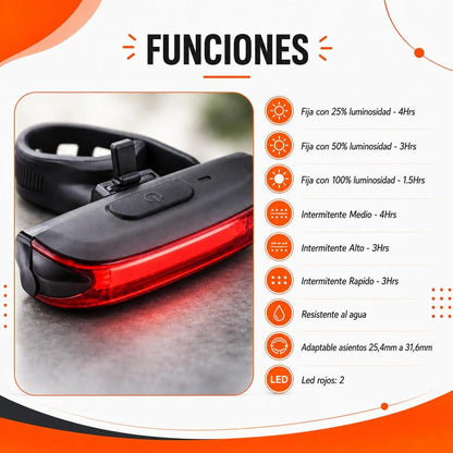 Luz LED Kawi JY6018T (USB) Negro
