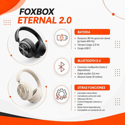 Auriculares Foxbox Boost Eternal 2.0