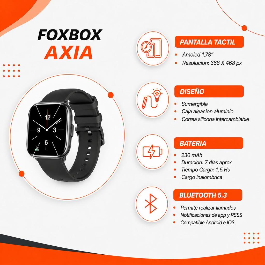 Smartwatch FoxBox Axia