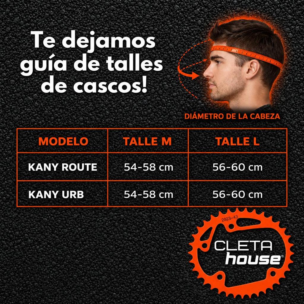 Casco Kany Route H4R-R – Certificado EN 1078