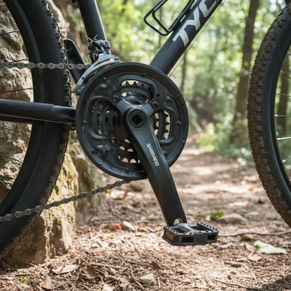 Plato y Palanca Shimano Negro