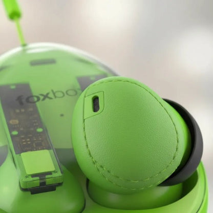 Auriculares Foxbox TWS-200 Boost Iris BT 5.1 Verde