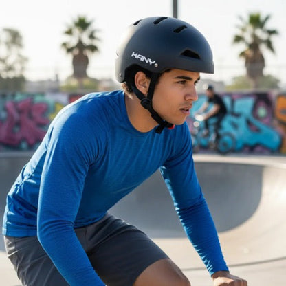 Casco Kany City H1-K Negro Mate
