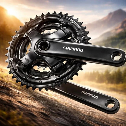 Plato y Palanca Shimano Negro