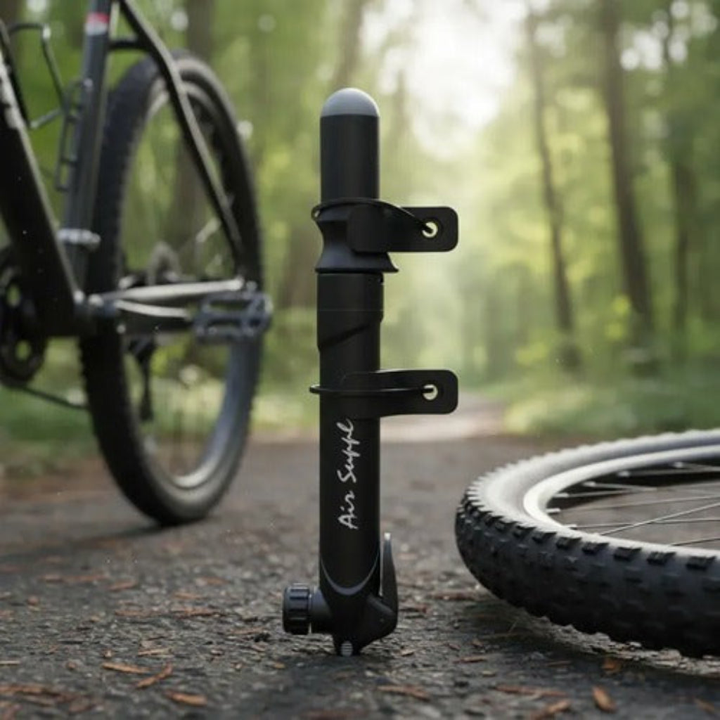 Inflador Manual Giyo GP-04L Negro 100 PSI