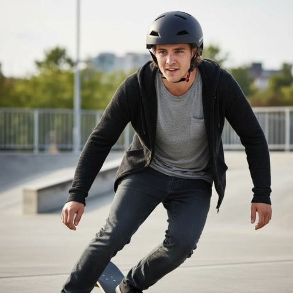 Casco Kany City H1-K Negro Mate
