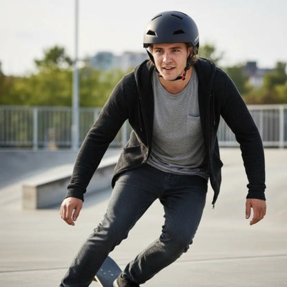 Casco Kany City H1-K Negro Mate